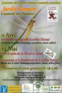2 journées de découvertes de la colline Piécaud, 11 avril et 24 mai. Du 11 avril au 24 mai 2015 à caumont-sur-durance. Vaucluse. 
